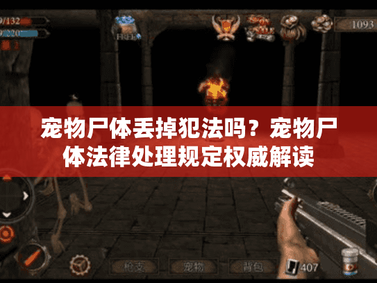 宠物尸体丢掉犯法吗？宠物尸体法律处理规定权威解读