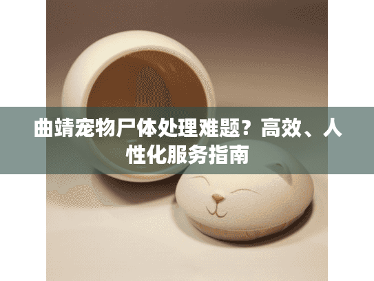 曲靖宠物尸体处理难题？高效、人性化服务指南