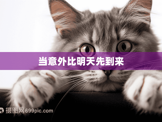 当意外比明天先到来