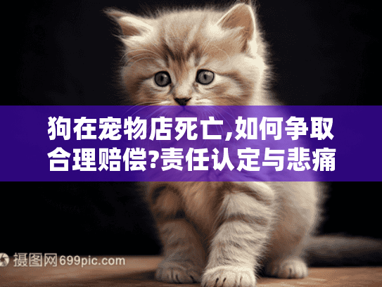 狗在宠物店死亡,如何争取合理赔偿?责任认定与悲痛处理指南