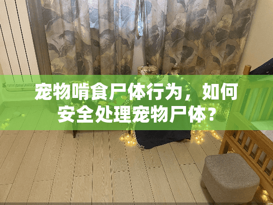 宠物啃食尸体行为，如何安全处理宠物尸体？