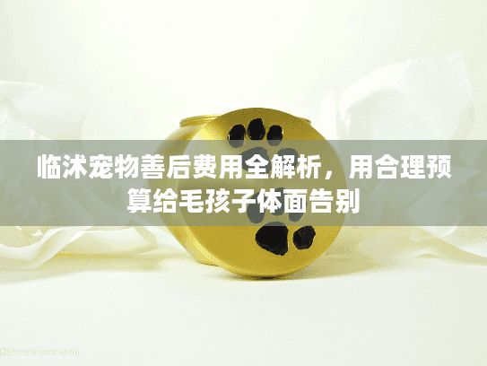 临沭宠物善后费用全解析，用合理预算给毛孩子体面告别