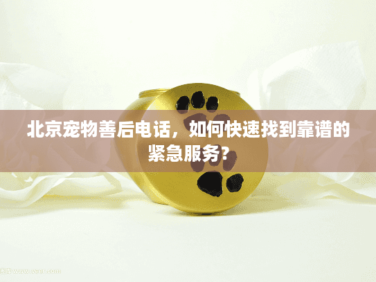 北京宠物善后电话，如何快速找到靠谱的紧急服务？