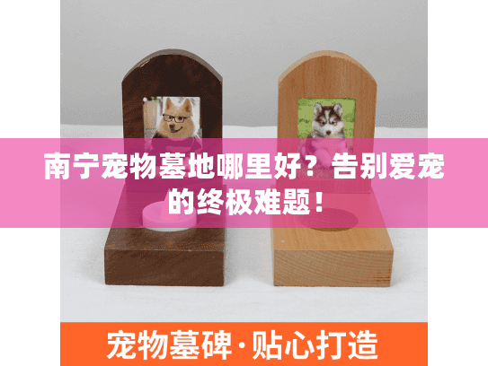 南宁宠物墓地哪里好？告别爱宠的终极难题！