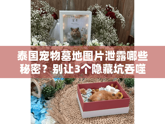 泰国宠物墓地图片泄露哪些秘密？别让3个隐藏坑吞噬你的告别仪式