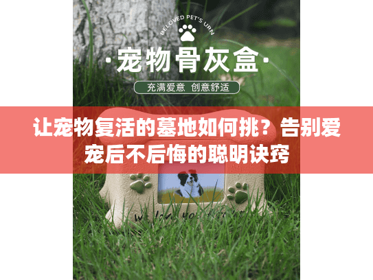 让宠物复活的墓地如何挑？告别爱宠后不后悔的聪明诀窍