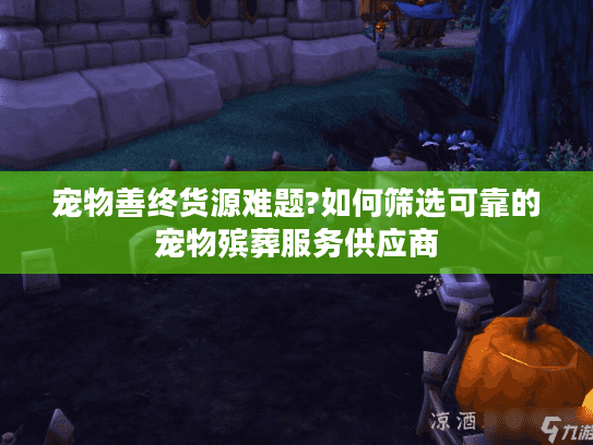 宠物善终货源难题?如何筛选可靠的宠物殡葬服务供应商