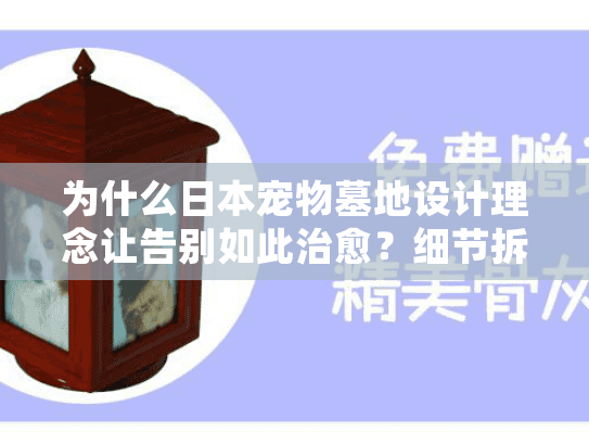 为什么日本宠物墓地设计理念让告别如此治愈？细节拆解实录
