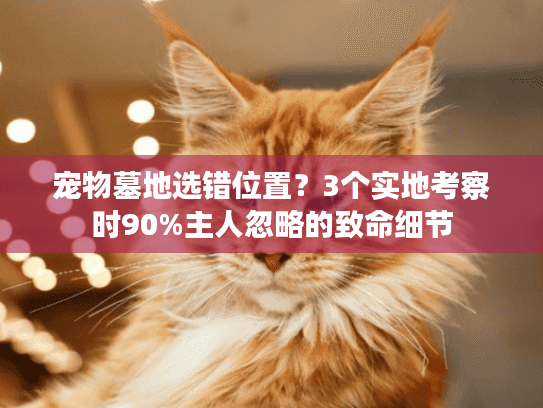 宠物墓地选错位置？3个实地考察时90%主人忽略的致命细节