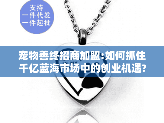宠物善终招商加盟:如何抓住千亿蓝海市场中的创业机遇?