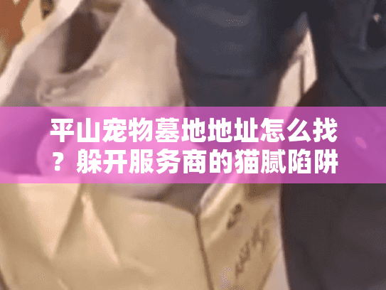 平山宠物墓地地址怎么找？躲开服务商的猫腻陷阱