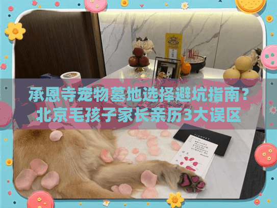 承恩寺宠物墓地选择避坑指南？北京毛孩子家长亲历3大误区