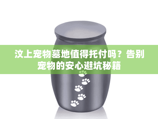 汶上宠物墓地值得托付吗？告别宠物的安心避坑秘籍