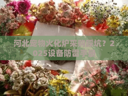 河北宠物火化炉采购踩坑？2025设备防雷手册