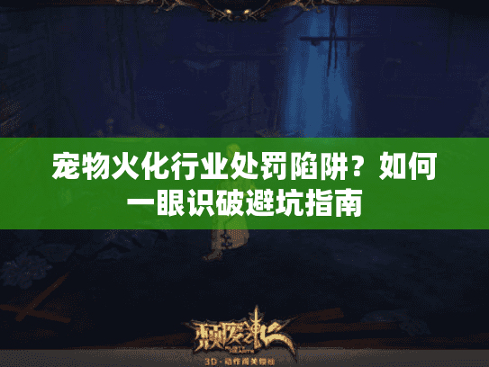 宠物火化行业处罚陷阱？如何一眼识破避坑指南