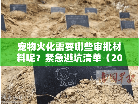 宠物火化需要哪些审批材料呢？紧急避坑清单（2025最新）