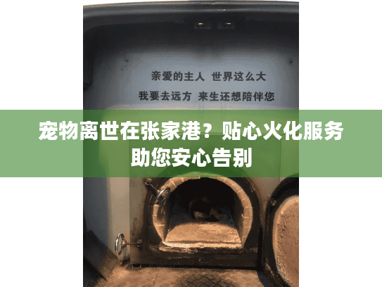 宠物离世在张家港？贴心火化服务助您安心告别