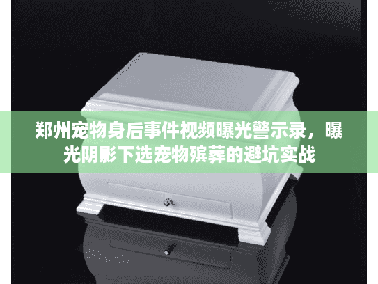 郑州宠物身后事件视频曝光警示录，曝光阴影下选宠物殡葬的避坑实战