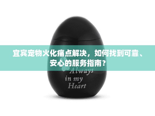 宜宾宠物火化痛点解决，如何找到可靠、安心的服务指南？