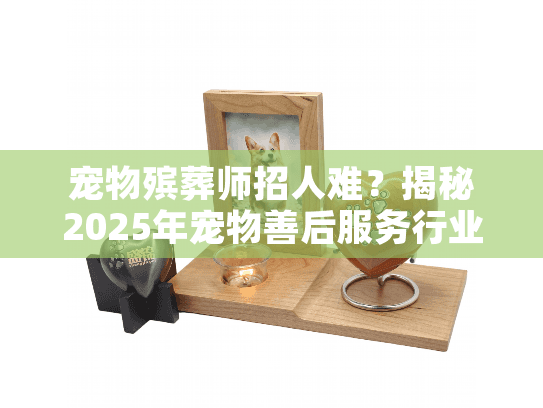 宠物殡葬师招人难？揭秘2025年宠物善后服务行业隐藏的人才缺口与入行机会