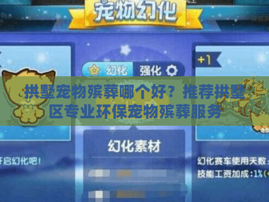 拱墅宠物殡葬哪个好？推荐拱墅区专业环保宠物殡葬服务