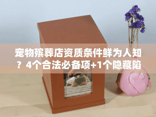 宠物殡葬店资质条件鲜为人知？4个合法必备项+1个隐藏陷阱帮你避坑