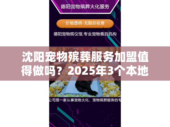 沈阳宠物殡葬服务加盟值得做吗？2025年3个本地案例告诉你答案