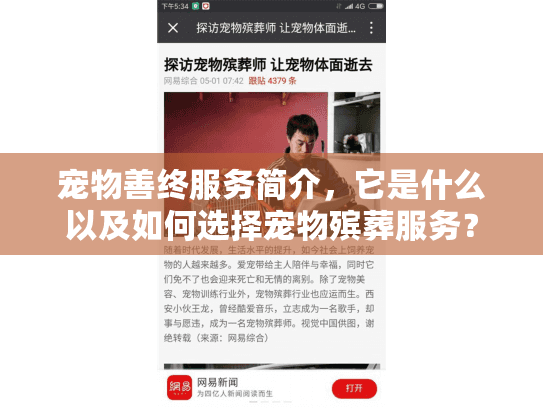 宠物善终服务简介，它是什么以及如何选择宠物殡葬服务？