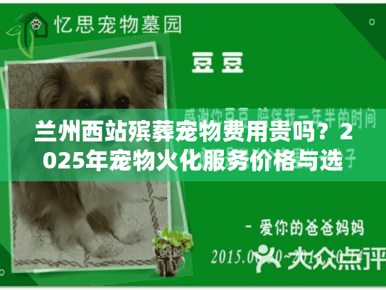 兰州西站殡葬宠物费用贵吗？2025年宠物火化服务价格与选择指南