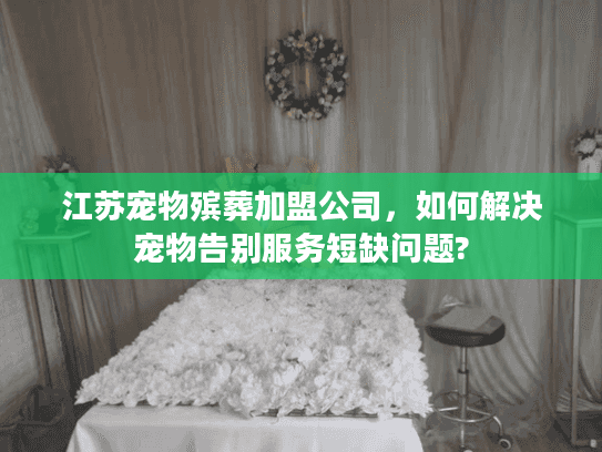 江苏宠物殡葬加盟公司，如何解决宠物告别服务短缺问题?