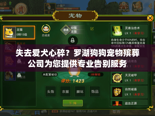 失去爱犬心碎？罗湖狗狗宠物殡葬公司为您提供专业告别服务