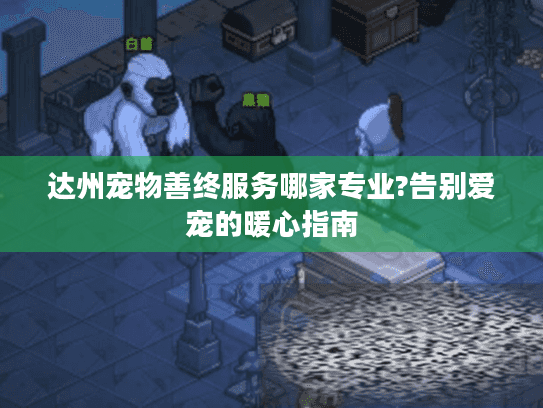 达州宠物善终服务哪家专业?告别爱宠的暖心指南