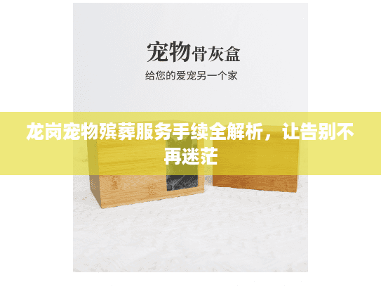 龙岗宠物殡葬服务手续全解析，让告别不再迷茫