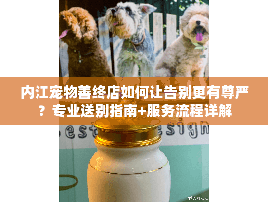 内江宠物善终店如何让告别更有尊严？专业送别指南+服务流程详解