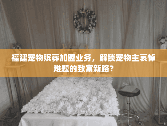 福建宠物殡葬加盟业务，解锁宠物主哀悼难题的致富新路？