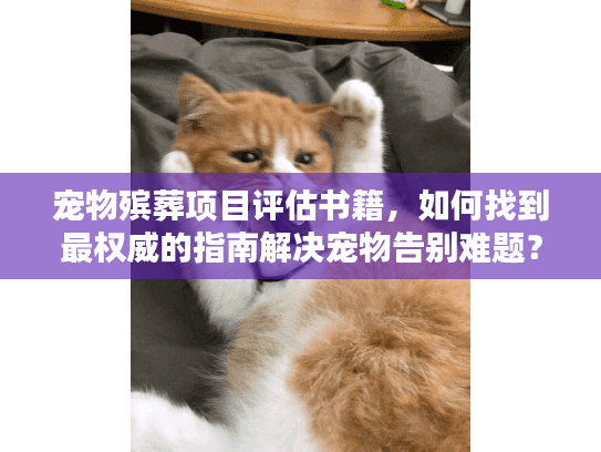 宠物殡葬项目评估书籍，如何找到最权威的指南解决宠物告别难题？
