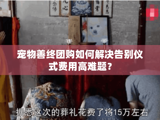 宠物善终团购如何解决告别仪式费用高难题？