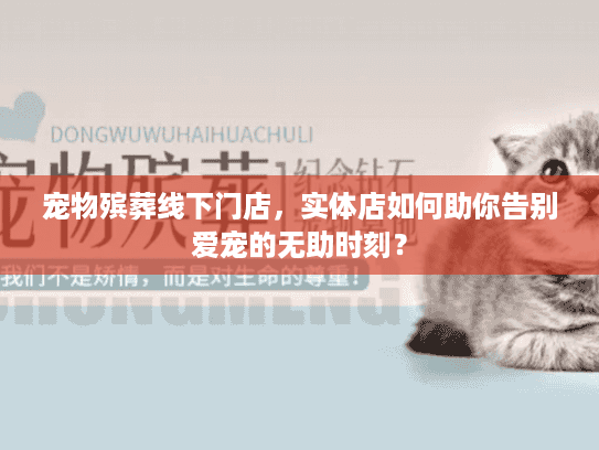 宠物殡葬线下门店，实体店如何助你告别爱宠的无助时刻？