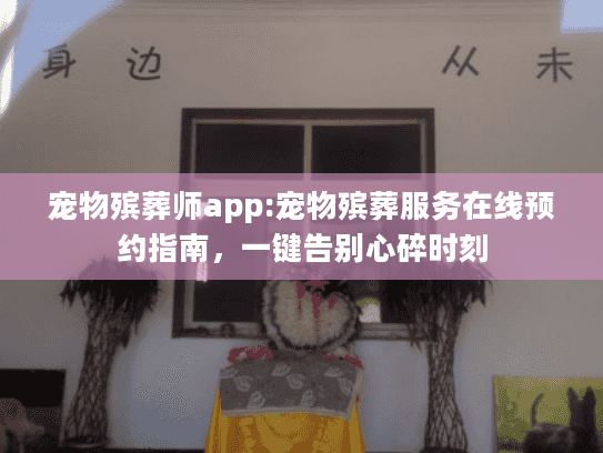 宠物殡葬师app:宠物殡葬服务在线预约指南，一键告别心碎时刻