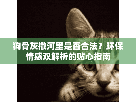 狗骨灰撒河里是否合法？环保情感双解析的贴心指南