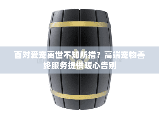 面对爱宠离世不知所措？高端宠物善终服务提供暖心告别