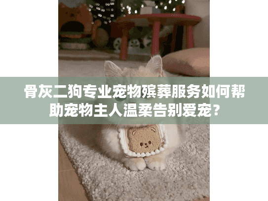 骨灰二狗专业宠物殡葬服务如何帮助宠物主人温柔告别爱宠？