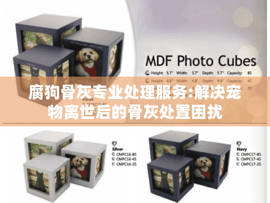 腐狗骨灰专业处理服务:解决宠物离世后的骨灰处置困扰