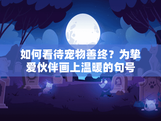 如何看待宠物善终？为挚爱伙伴画上温暖的句号