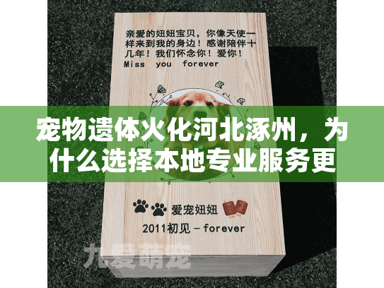 宠物遗体火化河北涿州，为什么选择本地专业服务更安心？