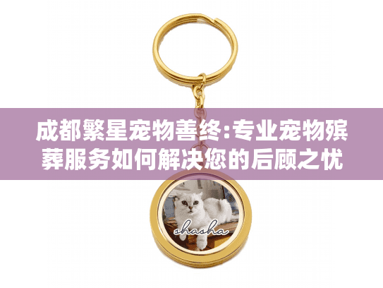 成都繁星宠物善终:专业宠物殡葬服务如何解决您的后顾之忧?