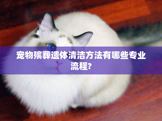 宠物殡葬遗体清洁方法有哪些专业流程?