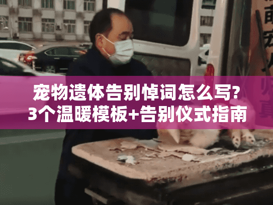 宠物遗体告别悼词怎么写?3个温暖模板+告别仪式指南