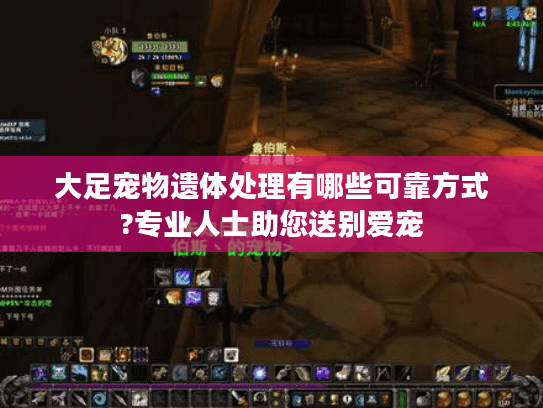 大足宠物遗体处理有哪些可靠方式?专业人士助您送别爱宠