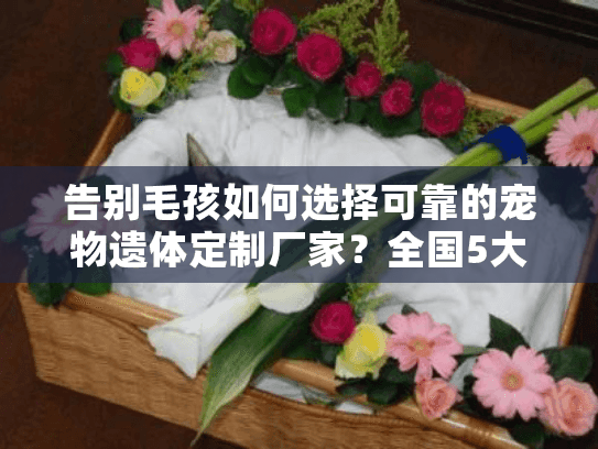 告别毛孩如何选择可靠的宠物遗体定制厂家？全国5大甄选标准指南